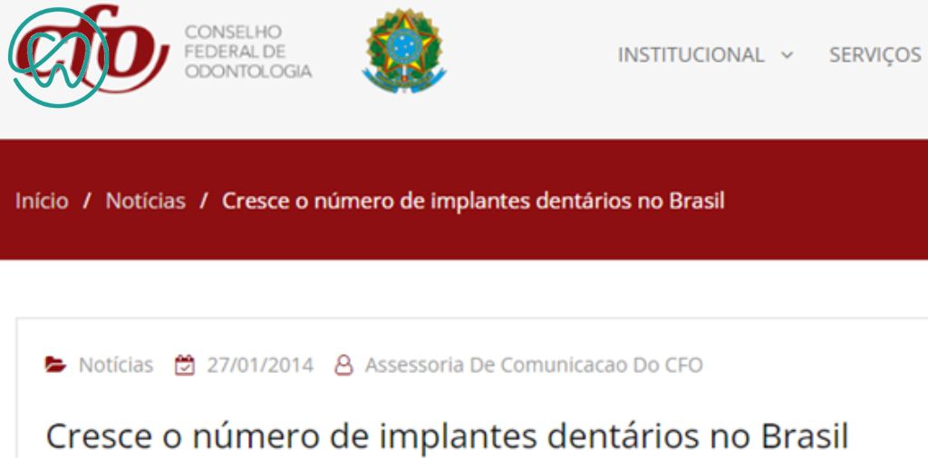 cresce o número de implantes dentários no Brasil